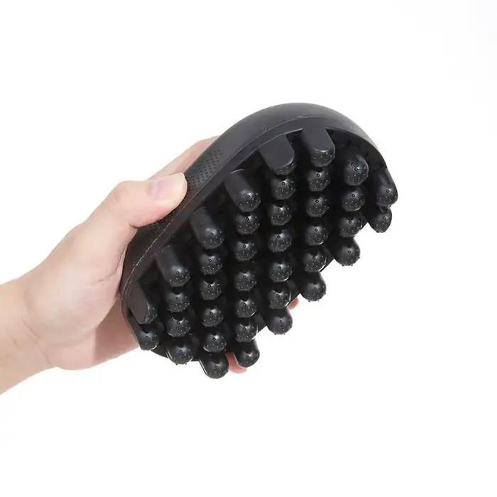 Brosse à cheveux torsadée magique en silicone – Peigne coiffant unisexe portable