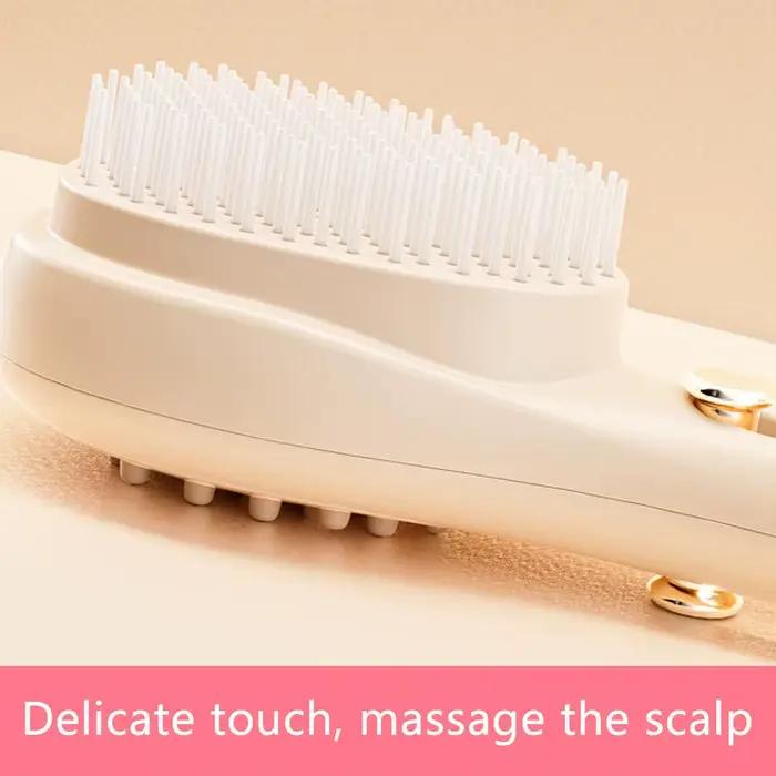 Peigne rétractable magique - Brosse antistatique massante et démêlante pour le cuir chevelu