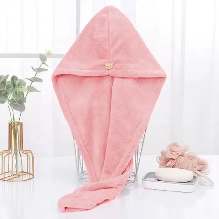 Femmes cheveux longs serviette