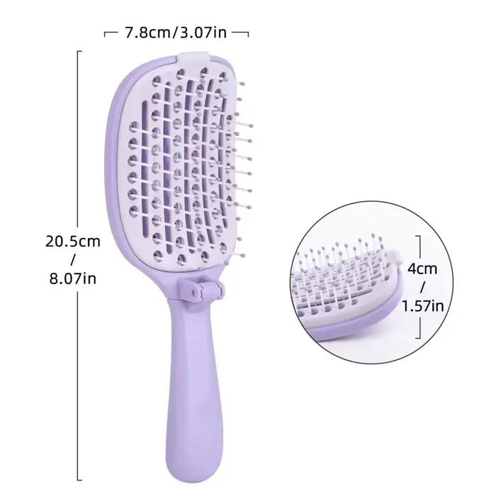 Brosse à cheveux auto-nettoyante