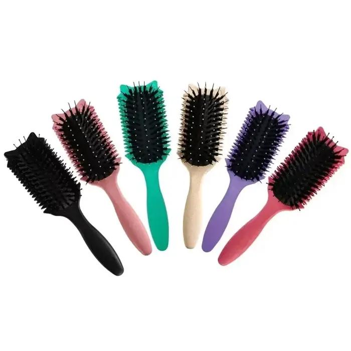 Brosse de définition de boucles en poils de sanglier