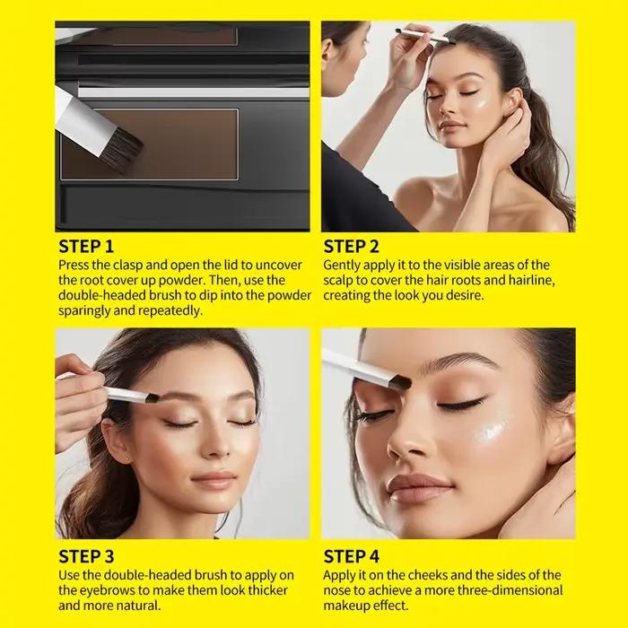 Sevich 5 couleurs poudre d'ombre à cheveux toucher naturel correcteur