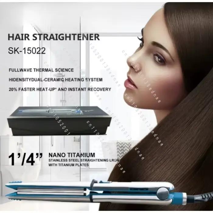 Lisseur à cheveux en céramique - Outil de lissage professionnel de qualité supérieure - Lisseur anti-frisottis pour les franges