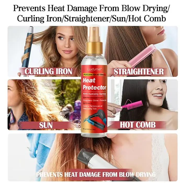 Spray protecteur thermique pour cheveux