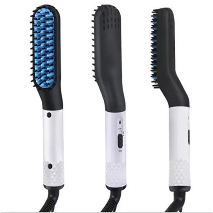Peigne lisseur électrique adapté aux hommes et aux femmes.