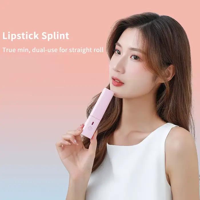 Mini lisseur portable USB mignon pour cheveux raides