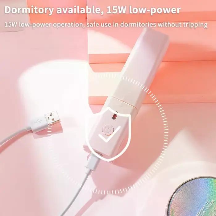 Mini lisseur portable USB mignon pour cheveux raides