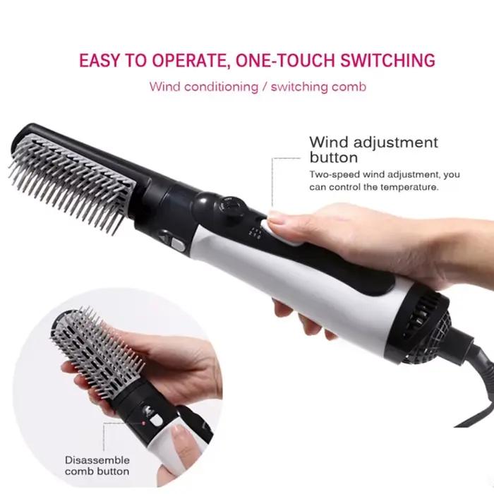 Sèche-cheveux et brosse volumisante