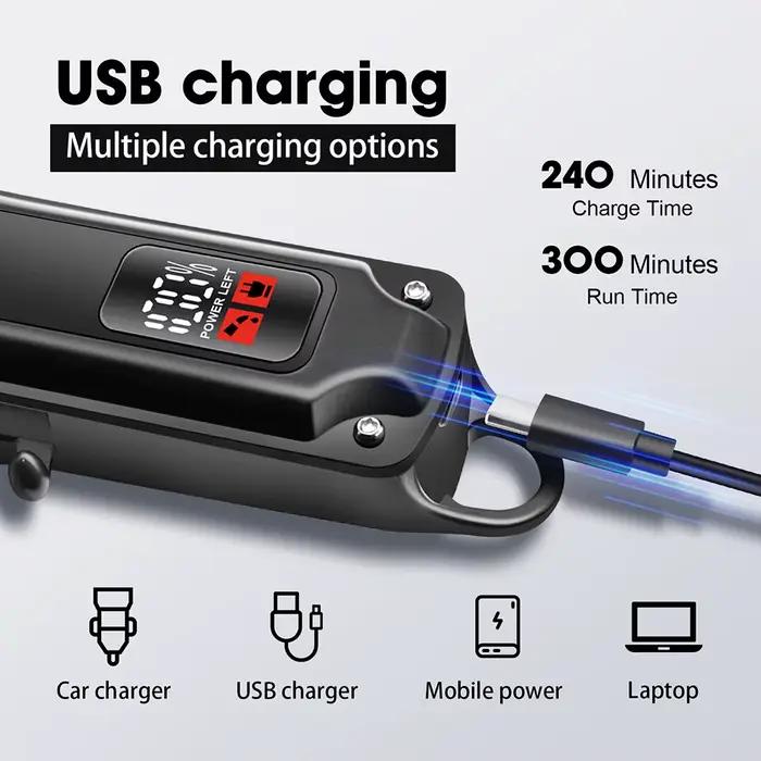 Barbier électrique tondeuse à cheveux hommes Rechargeable sans fil barbe rasoir longueur