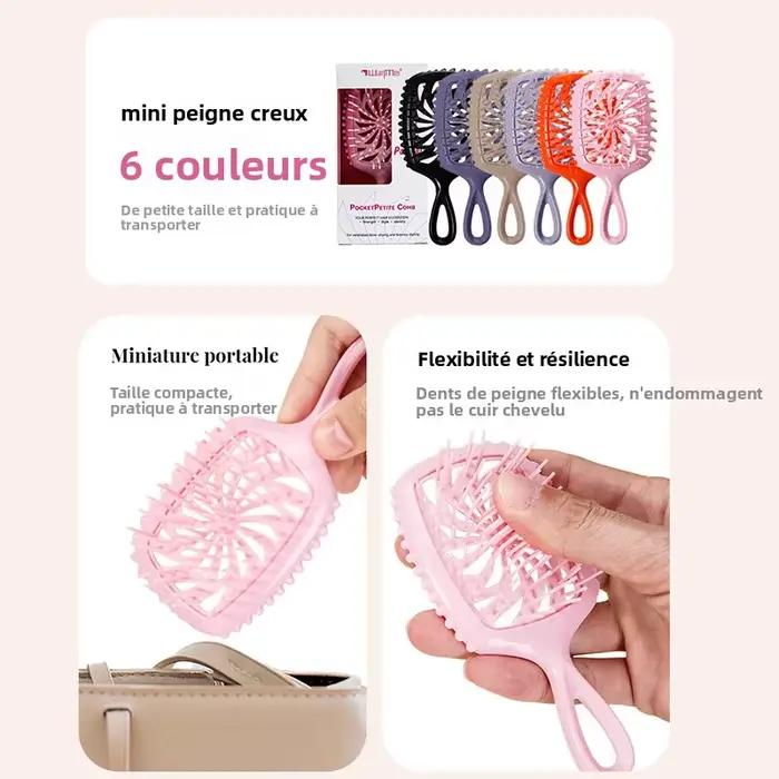 Brosse démêlante pour cheveux naturels