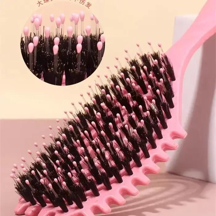 Brosse à cheveux démêlante en poils de sanglier