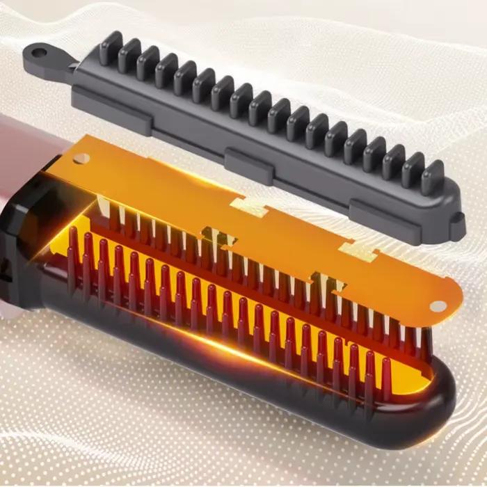 Mini brosse lissante pour franges