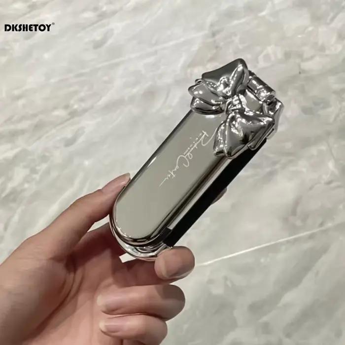 Mini peignes à cheveux pliants avec miroir pour voyage