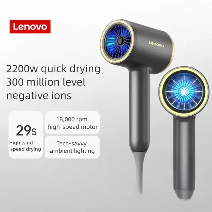 Sèche-cheveux professionnel haute puissance Lenovo C2 avec chauffage rapide