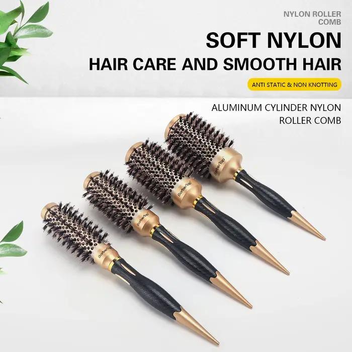 Brosse à cheveux ronde en sergé