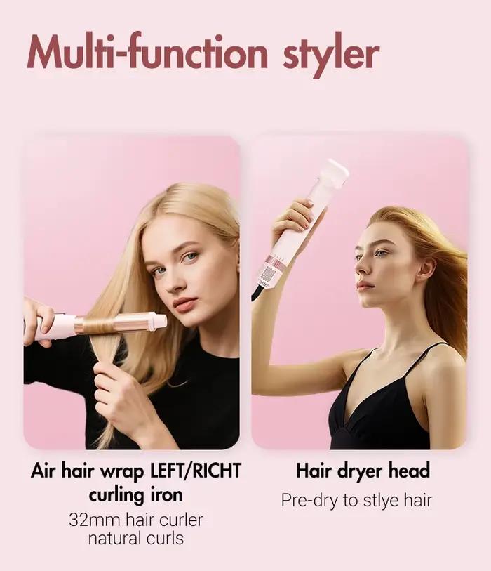 Brosse sèche-cheveux détachable 5 en 1