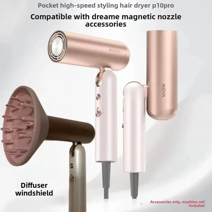 Convient pour DREAME sèche-cheveux de poche pliant P10 couverture de séchage de cheveux bouclés diffusion buse
