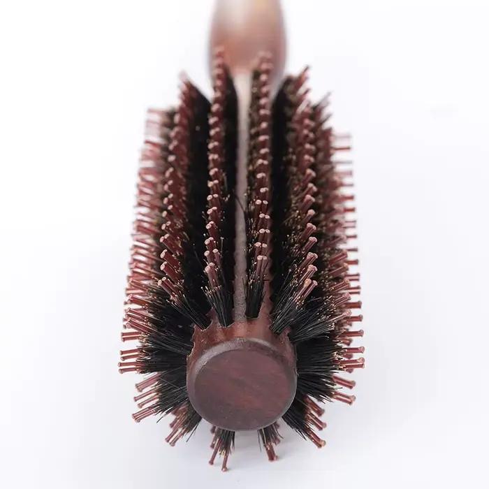 Peigne à cheveux en poils de sanglier naturels