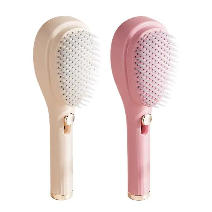 Peigne à cheveux rétractable magique - Brosse antistatique massante et démêlante pour le cuir chevelu