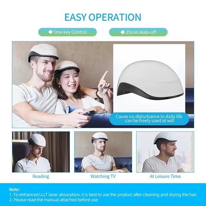 Casque de croissance des cheveux