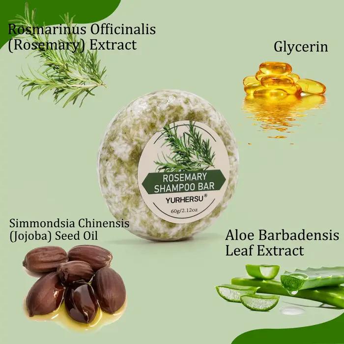 Nourrissant et réparateur : savon shampoing au romarin, écouter les cheveux