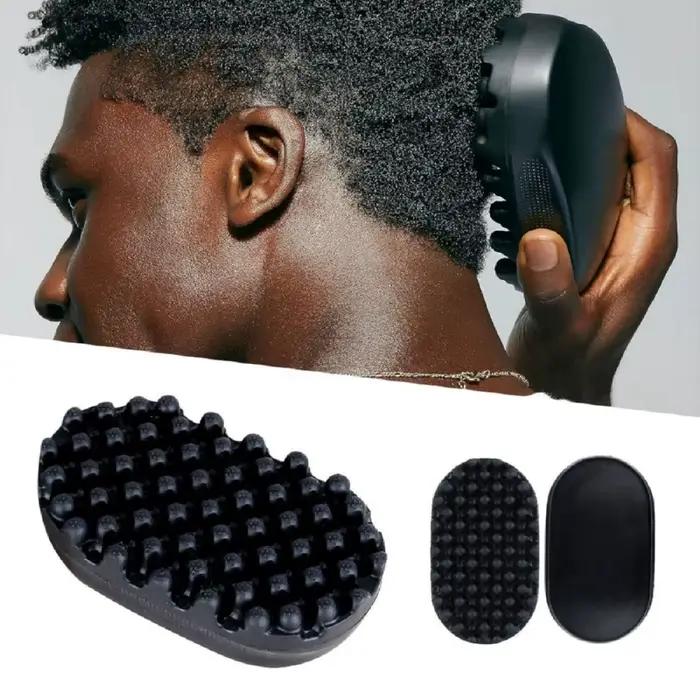 Brosse à cheveux torsadée magique en silicone – Peigne coiffant unisexe portable