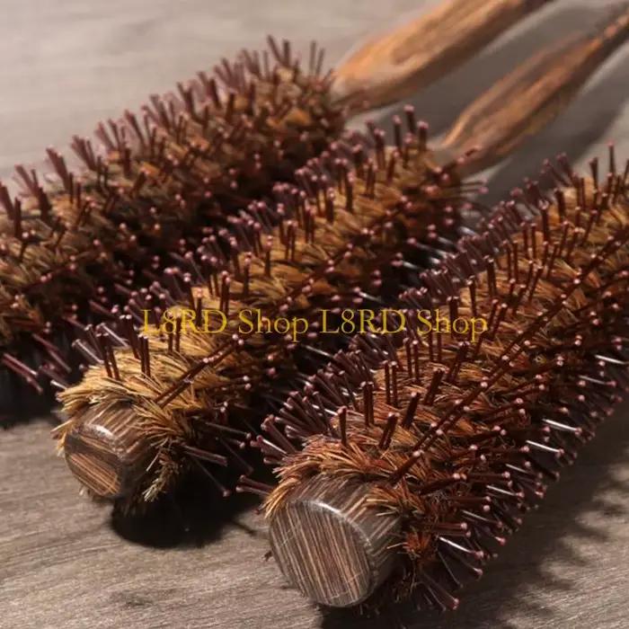 L8e sanglier rond brosses aux poils en nylon pour le séchage le curling CHEVEUX CHEURS CHEUR