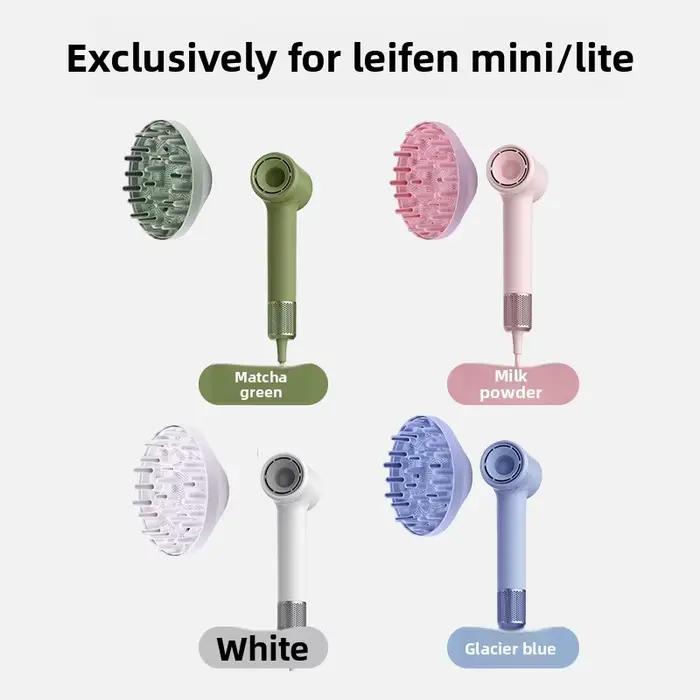 Nouveau pour Laifen Mini sèche-cheveux Diffusion buse de friser bouclier de séchage moelleux
