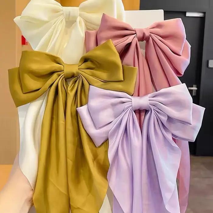 Barrette surdimensionnée à nœud pour femmes et filles