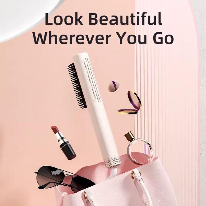 Brosse lissante chauffante électrique multifonction pour cheveux bouclés et raides