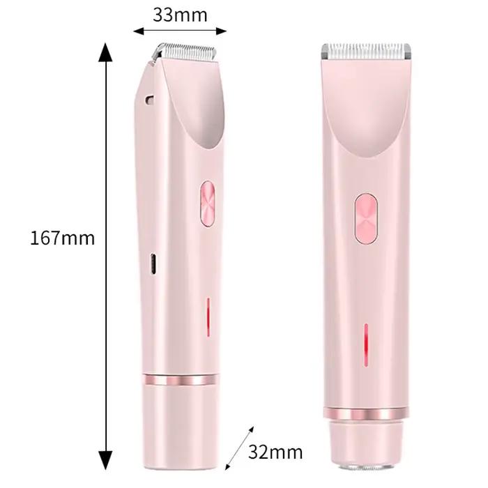 Rasoir électrique double tête pour femme