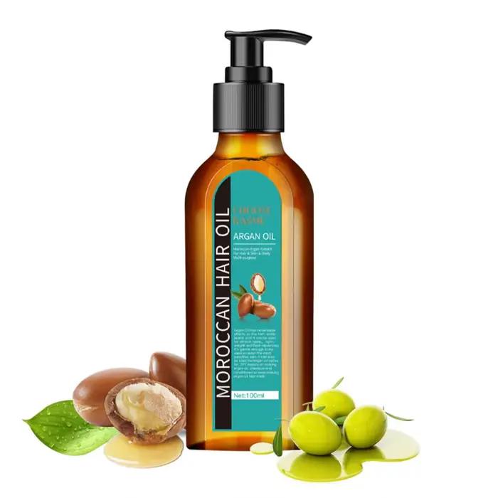 L'huile essentielle de soin capillaire empêche les cheveux secs et fendus