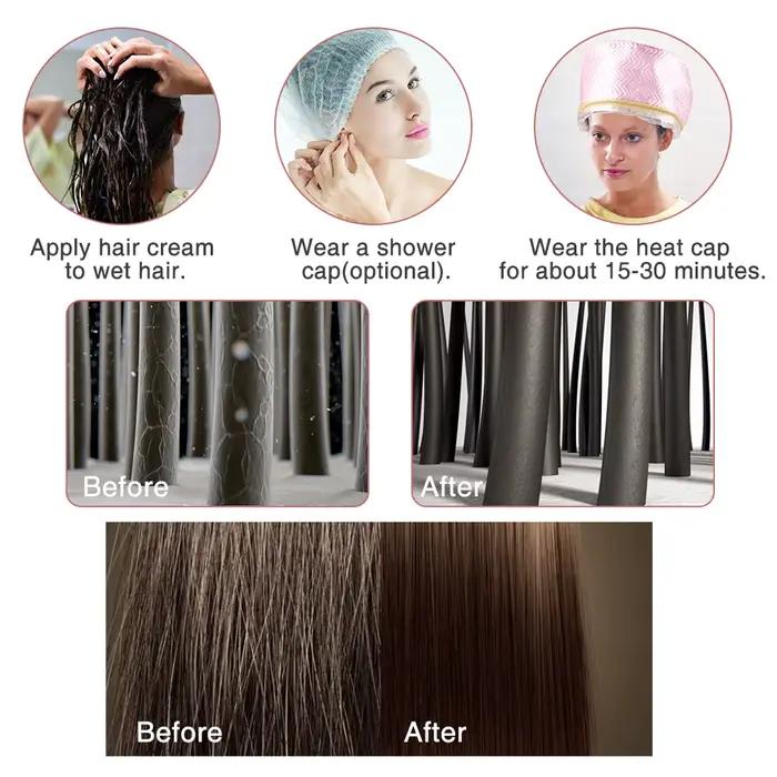 Bonnets chauffants pour cheveux pour femmes
