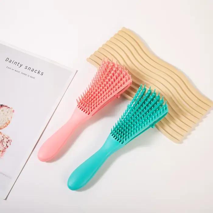 Brosse à cheveux démêlante brosse de Massage du cuir chevelu peigne à cheveux brosse démêlante pour brosse à cheveux démêlante bouclée femmes hommes Salon