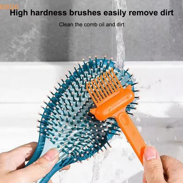 Outil de nettoyage de brosse à cheveux 2 en 1