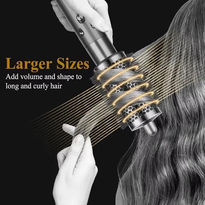 Grande brosse volumisante ronde pour Dyson Airwrap et lissage Anti-vol