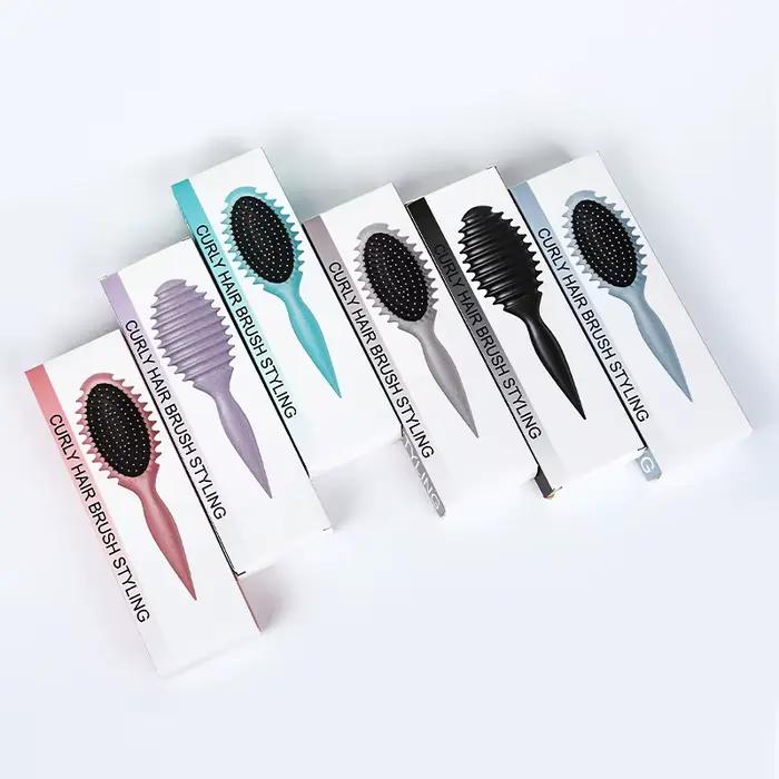 Brosse à cheveux en poils de sanglier
