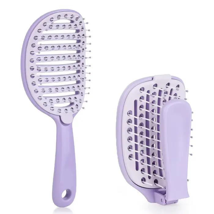 Brosse à cheveux auto-nettoyante