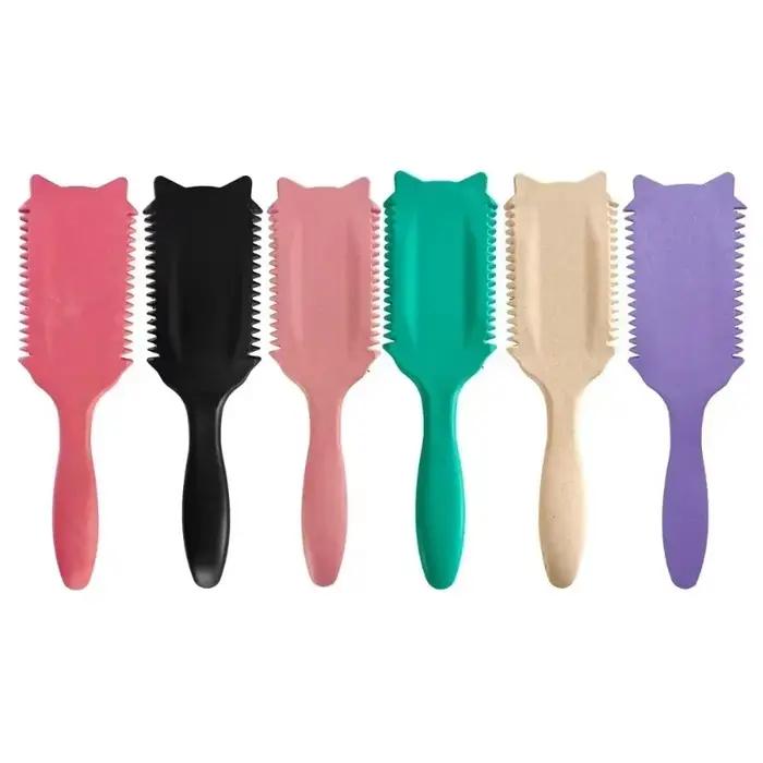 Brosse de définition de boucles en poils de sanglier